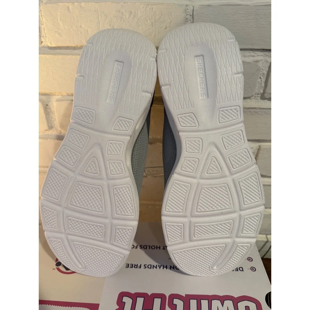 NWT Skechers Womens Hands Free Swift Fit Glide-Lite 2.0 Gray Sneakers •10• Walk